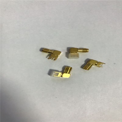 SMA R/a Female Connector for PCB Welding